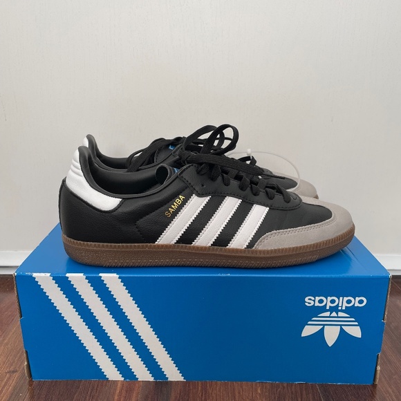 adidas samba vegan ‘black gum’ in men’s size 7.5/women’s size 8.5 - Picture 1 of 4